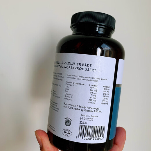 Etos_180 Tabletten x3 Flaschen Norwegische Ruis hohe Reinheit Dichtung Öl Großer Omega679 Daily Care