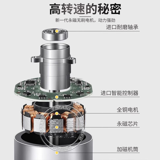 Zekaiwei Zhijie Yudu DC Pompe submersible 4872 General Electric Car Electric Car Pompe Petite Irrigation Agricultural DC Pompe DC DC sans pinceau 1 pouce 7 mètres Ligne