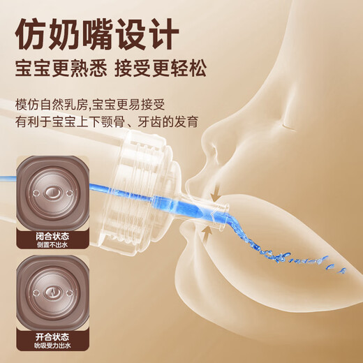 
Guangduola Straight Drinking Straw Bottle PPSU Study Drinking Cup June 1 year old and over 1-2-3-6 year old baby drinks buffalo milk cup 300ml