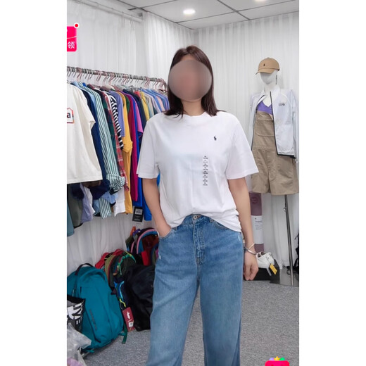 Polo Ralph Lauren Ralph Lauren Bear Pattern T-shirt Henley Short Sleeve Polo Shirt Women's Round Neck Long Sleeve Collection for Boys Big Boys Round Neck Short Sleeve/White XL Returns and Exchanges Not Supported