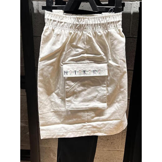 耐克（Nike）工装短裤女裤夏季新款运动裤宽松舒适透气梭织五分裤子 IH9273-047珍珠灰 S