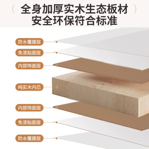 Yimuju solid wood corner desk bookcase bookshelf integrated study desk computer desk writing desk desk desk walnut color 160*100*195cm right bookshelf