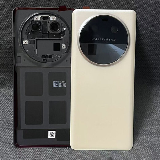 Suitable for oppofindx6pro original disassembly back cover findx6 original disassembly glass battery cover back case Findx6pro (yunmo black original back cover with lens