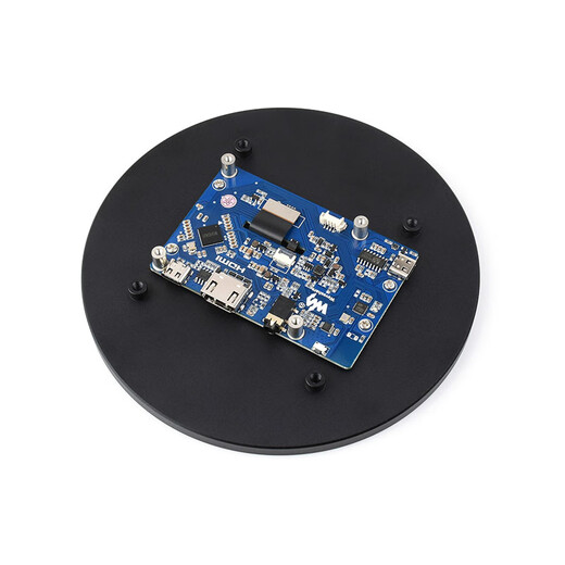 WeiXue Raspberry Pi 5/NVIDIA 5-inch round capacitive touch screen HDMI high-definition display smart home 1080x1080 resolution 5-inch HDMI round touch screen