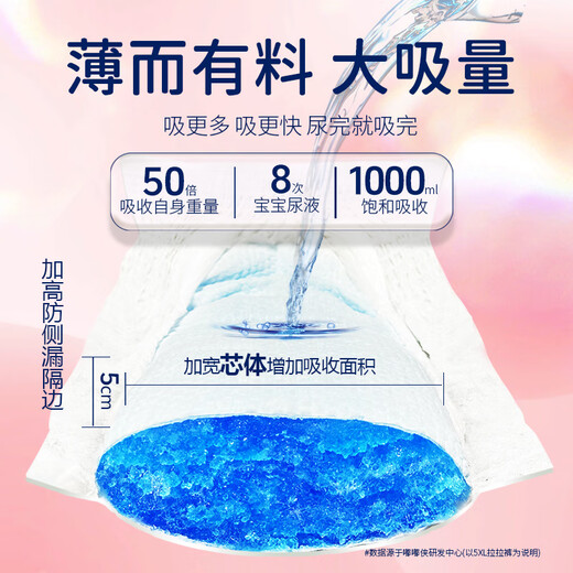 
Dudu Xia Diaper Baby Pulling Pants Children's Baby Summer Ultra Thin Diaper 6X Large Size Breathable Toddler Diaper [Pulling Pants 2XL Size] Single Pack 36 Pieces 26-30Jin [Jin equals 0.5 kg]