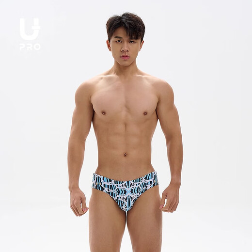 Youpu UPRO briefs men's young men's swimming trunks men's underwear artist illustration upro limited time return sky blue M 120Jin Jin equal to 0.5 kg or less