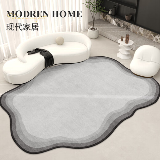 Sala de estar de alfombra de píxeles Mantera de mesa de café de forma especial Luz de lujo de lujo Maneta de noche de dormitorio irregular sin cuidado
