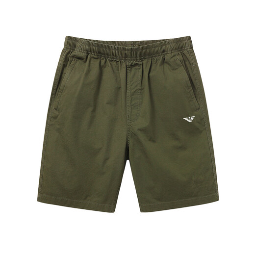 
ARMANIBR Armani Shorts Men's Summer Loose Casual Pants Men's Beach Breeches Ice. Wire Medium Pants Sports Five-Crimp Pants D9224 Khaki 2XL