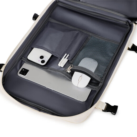 Business Rucksack Casual Temperament Herren Großkapazität Computerbeutel wasserdichte Studienbeutel Oxford Textil Travel Rucksack Gray