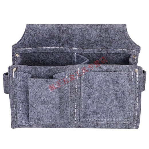 MieLanat carpentry-specific belt-type thickened and wear-resistant construction site carpenter waist pocket nail pocket nail waist bag multi-functional tool bag nail pocket (without belt) (one set)