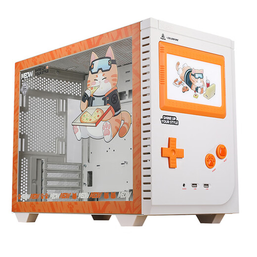 Colorful 24-issue interest-free Orange Shadow Orange Family Bucket i5 14600KF/13400F RTX5060Ti assembled computer desktop game e-sports host diy flagship store complete machine five i5 14600KF+no card+1T+16G