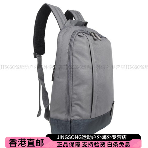 Calvin Klein Fashion Classic Versátil Versátil Inventable Sports Sports Polyester Computadora Mochila Mochila Parejas Gris Rutina Gray Gray