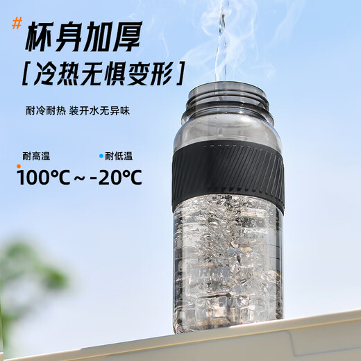 NRMEi Sports Water Cup Extra Large Capacity Men's Tritan Summer High Temperature Resistant Outdoor Water Bottle Fitness Large Straw Cup