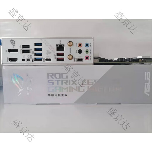 Asus Rog Strix Z690-A Gaming Desktop White Motherboard unterstützt D4 D5 13700KF NEU EBEPUPED D4