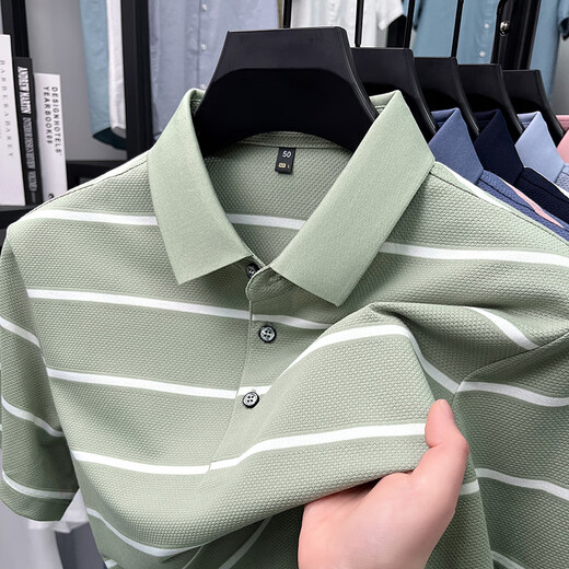 Camiseta de manga corta para hombres clásicos Camiseta de manga corta Polo Polo Paul Lapa de moda Camiseta Top Top de gran tamaño de moda