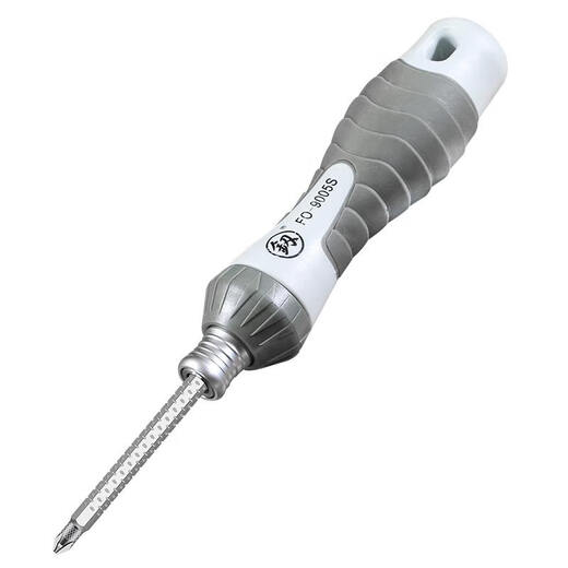 CLCEY One-shaped cross dual-purpose screwdriver set combination multi-function ratchet plum blossom driver screwdriver flat-mouth screwdriver ratchet multi-rod interchange FO-9214+magnetizer