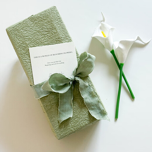 DOROCH gift wrapping paper with ribbon calla lily cigarette box birthday gift handmade DIY Valentine's Day gift wrapping paper