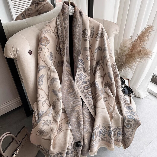 
Ten bamboo scarf for women long shawl 2025 new scarf for women air conditioning warm Korean version birthday gift for girlfriend high-end feeling blue orange blue bird [given to girlfriend wife] practical and high-end