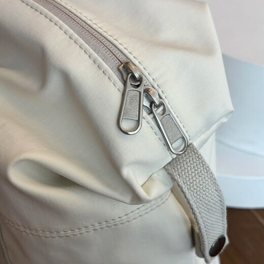 Bo Naling travel bag large capacity short-distance travel storage bag 2025 new boarding bag portable shoulder luggage bag maternity bag travel bag - warm beige without pendant