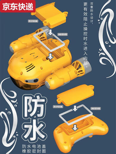 奇立彩喷雾汽艇双螺旋桨遥控潜水艇电动船模型儿童玩具沐浴戏水夏季充电 蓝色遥控仿真海豚游泳旋转球体 豪华四组电池+2充电线20选择