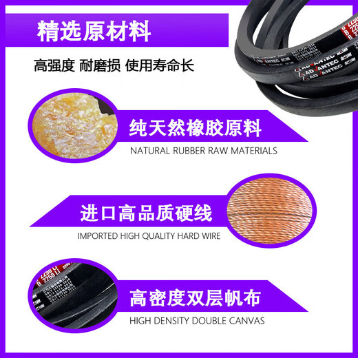 
SanLUX Yuezhou Triangle Belt B-type 3708-4400 Fan Electrical Water Pump Air Compressor Mechanical Belt B3886
