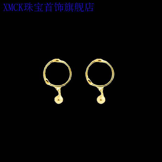 XMCK Old Phoenix does not need to take off mini small earrings, round bead earrings, women's pendant ear bones, 6mm gold earrings when sleeping