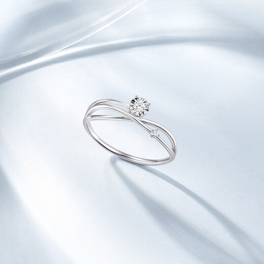 Chao Acer PT950 platinum diamond ring as a gift for your girlfriend, Platinum SRP42200089 No. 15, birthday gift