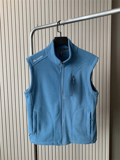 
Zhidou Dou reputation bull product for men and women same autumn and winter warm fleece horse clip vest outdoor sports sleeveless fleece men dark gray 9277A 4XL