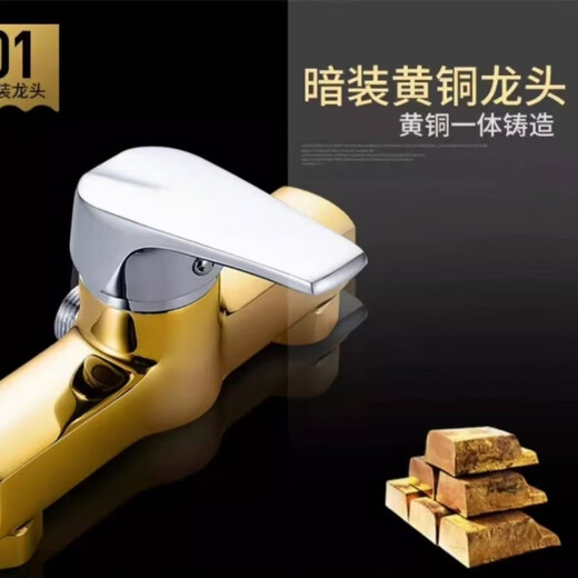 申鹭达暗装冷热淋浴龙头单主体LD13751