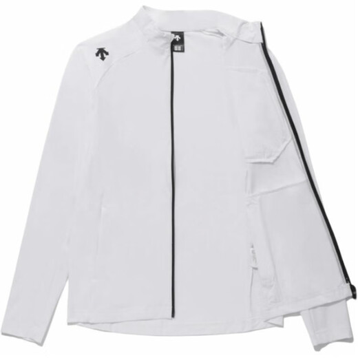 DESCENTE (DESCENTE) sports cycling training running speed drying breathable windproof sun protection long sleeve solid color zipper jacket same as men and women white 100