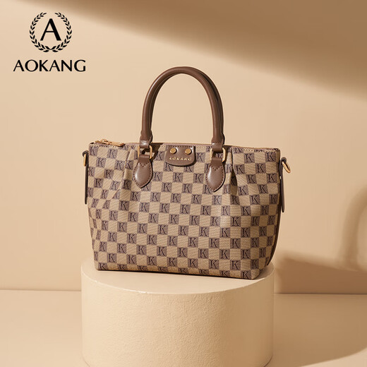 Aokang -Tasche Frauenbag 2025 Trendy leichte Luxushandtasche große Kapazität Crossbody Umhängetasche Geburtstagsgeschenk für Mutter und Frau