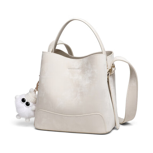 Love Sea Bag Women's Bag Cowhide Bucket Bag Commuter Handbag Light Luxury Brand Birthday Chinese Valentine's Day Gift for Girlfriend