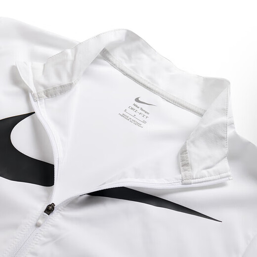 耐克（NIKE）外套女装夏季新款户外健身运动服时尚立领防风休闲夹克 白色 S