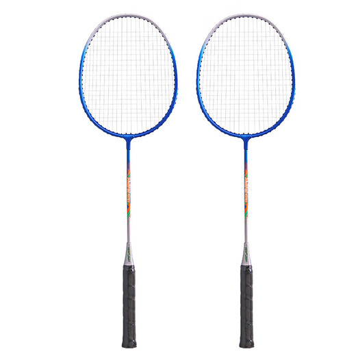 Doppel-Shot-Profi-Profi-Hit-Resistante Double-Shot-Abzeichen Ultra-Licht-Anfänger für Männer und Frauen Aluminiumlegierung Badminton Racket Anzug Aluminium Split Badge ZHNS983