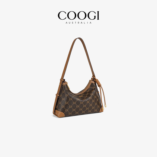 
COOGI Bag Women's 2025 Brand Light Luxury Ladies Bag Birthday Chinese Valentine's Day Gift for Girlfriend and Wife Coffee Color