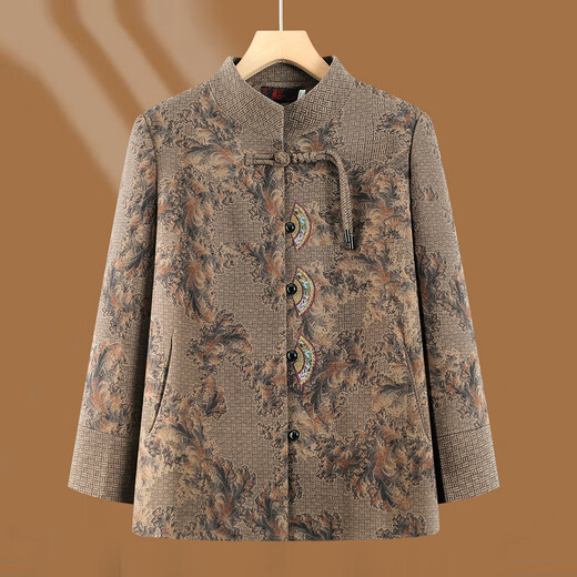 Fengxiao elderly autumn clothing women's new Chinese style coat 60 and 70 years old mother spring and autumn new tops elderly clothes grandma style