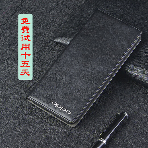 DGPZOPPO Reno14Pro手机壳新款真皮镜头全包防摔Reno14磁吸保护套翻盖皮套高档商务牛皮手机套男款女款 OPPOReno14  深棕色