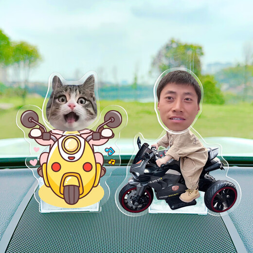 山头林村赵朔西行漫记悟空小猫咪摇头摆件网红款猫臭喵桌面车载立牌纪念款 悟空猫691[摇头摆件-现货]