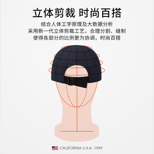 TFO 帆船赛系列防水棒球帽 户外运动遮阳透气鸭舌帽2302440 藏青色