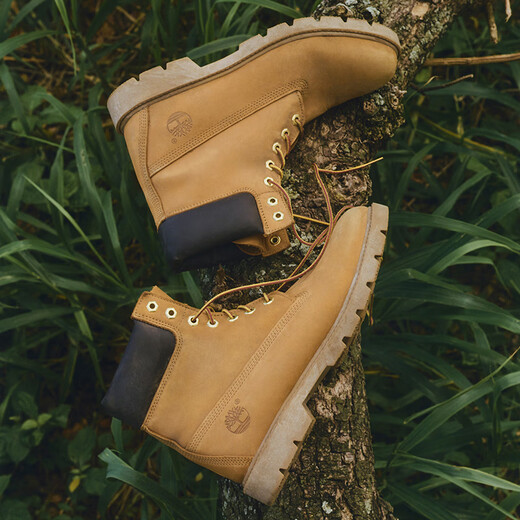 Timberland official kick-off men's shoes new big yellow boots outdoor waterproof leather is large 18094 18094W/wheat color 43