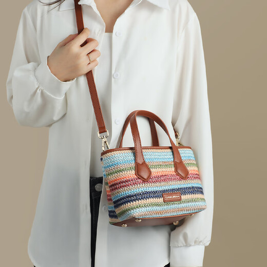 Viney brand crossbody bag women's bag knitted handbag high-end birthday gift for girlfriend and wife [color] shoulder bag niche light luxury fashion versatile casual fashionable small bag