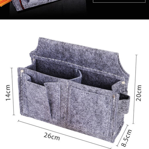 MieLanat carpentry-specific belt-type thickened and wear-resistant construction site carpenter waist pocket nail pocket nail waist bag multi-functional tool bag nail pocket (without belt) (one set)