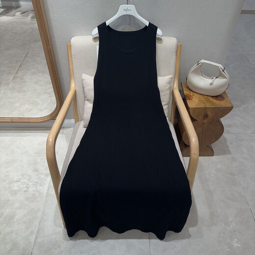 Eifini women's elegant simple dress 1EA693501K black M