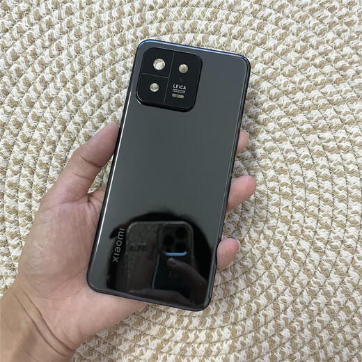 A Suitable for Xiaomi 13 original glass back cover Xiaomi 13 original back shell mobile phone rear screen Xiaomi 13 single back cover plain blue