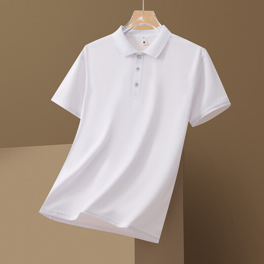 Camiseta de manga corta de cuello de polo judío para deportes de verano para hombres que corren una camiseta delgada de moda.