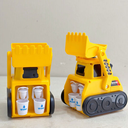
Shantoulin Village Children's Water Dispenser Toys Sliding Baby Simulation Player Engineering Car Excavator Fighter Boy Gift BX16868 Construction Car Water Dispenser One
