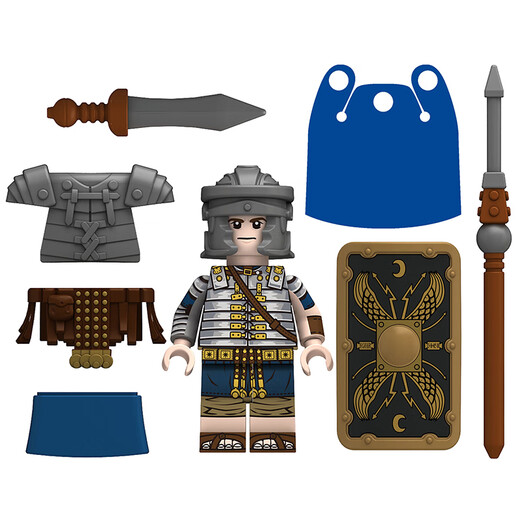 Knight Römische Infanterie Centurion Centurion Drittanbieter versammelte Bausteine ​​Spielzeug N829-832 N829-Römische schwere Infanterie (1 Stück)