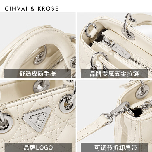 Cinvai / Krose Bag Women's 2025 New Crossbodybodbody Boupting polyvalent Sac à épaule polyvalente Femme sac à main Bag Femme d'anniversaire Gift Women's Beige [Envoyez votre petite amie et votre femme à cœur et pratique]