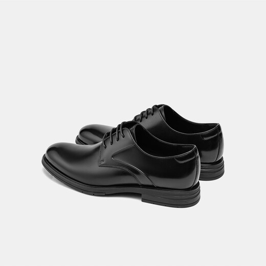 Aokang men's shoes 2025 autumn new formal leather shoes cowhide lace business professional groomsmen comfortable men's shoes black size 40