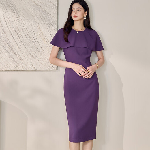 Roeyshouse Royshouse High Crocus Purple Vestido 2025 Summer elegante Caplá